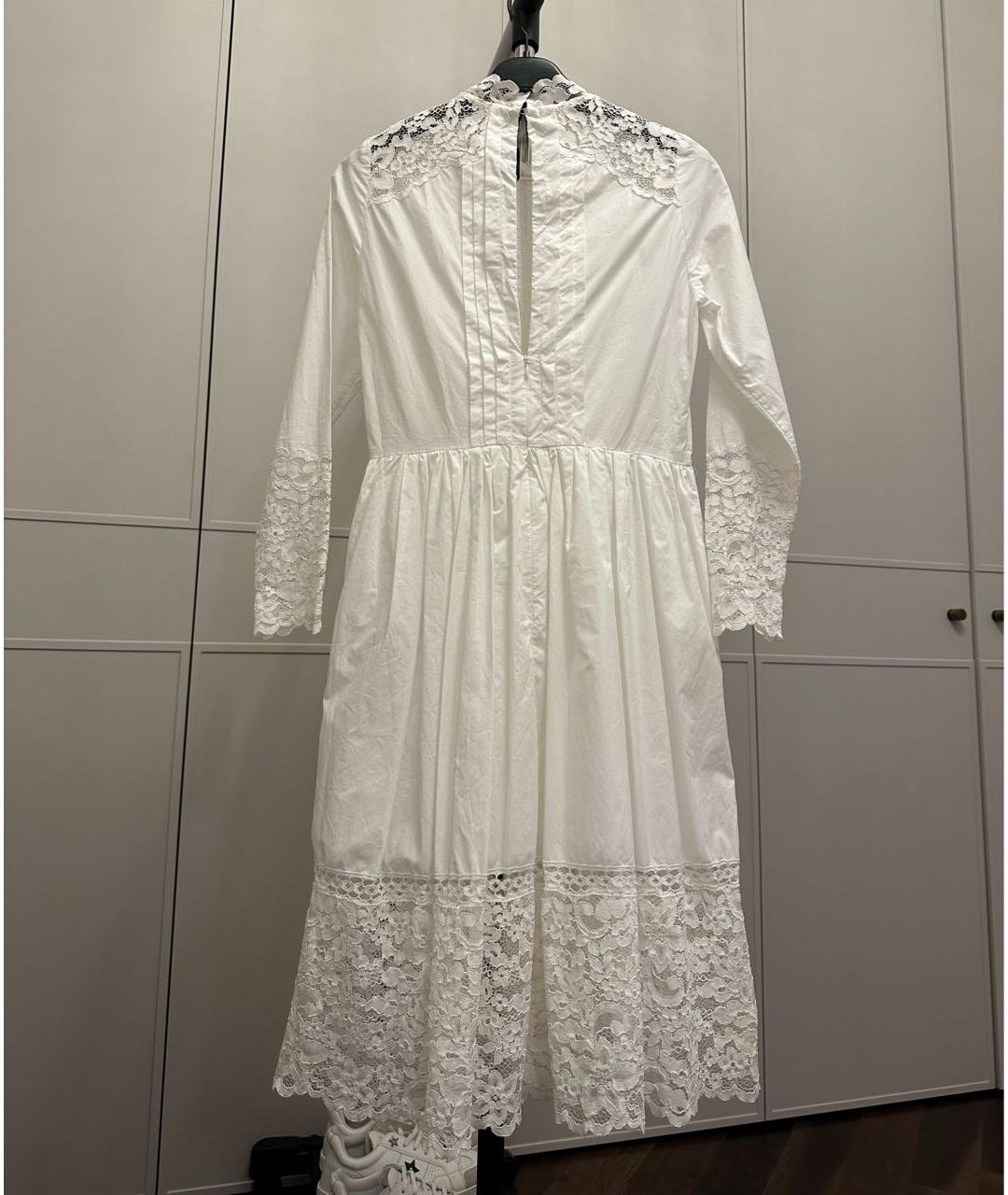 SANDRO Белое кружевное повседневное платье, фото 2
