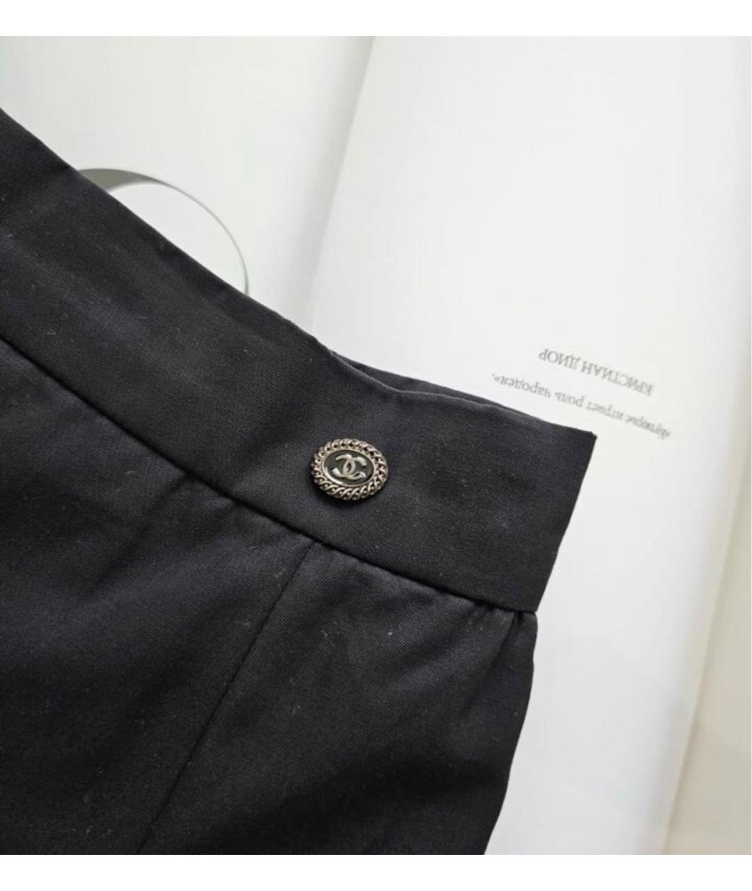 CHANEL PRE-OWNED Черная юбка мини, фото 2