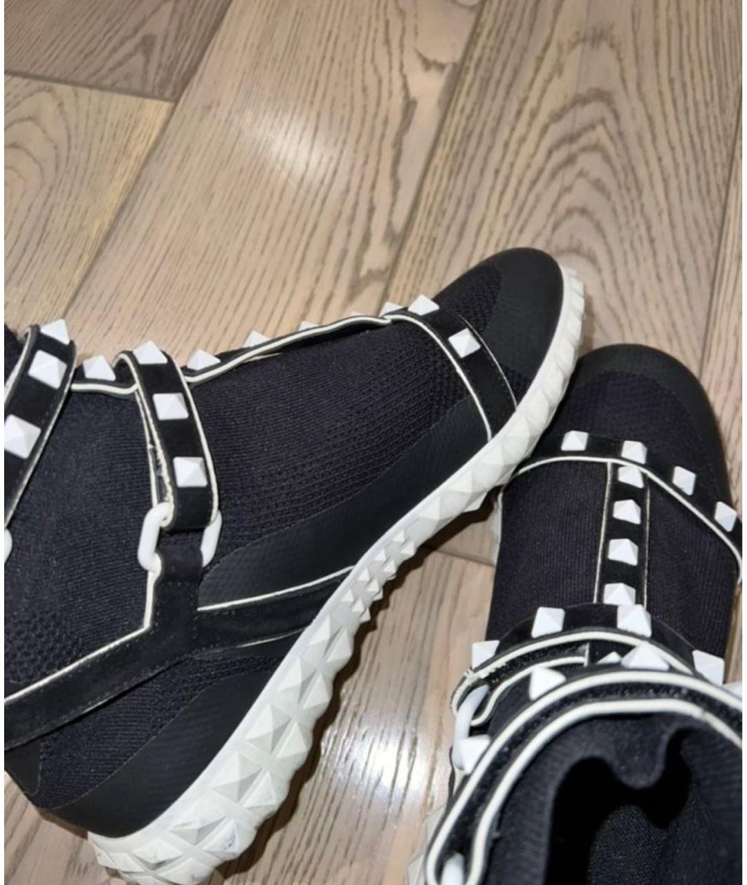 VALENTINO Черные кроссовки, фото 4