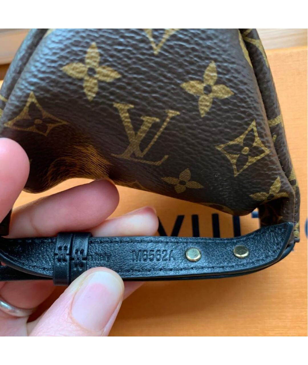 LOUIS VUITTON PRE-OWNED Коричневый кожаный браслет, фото 4