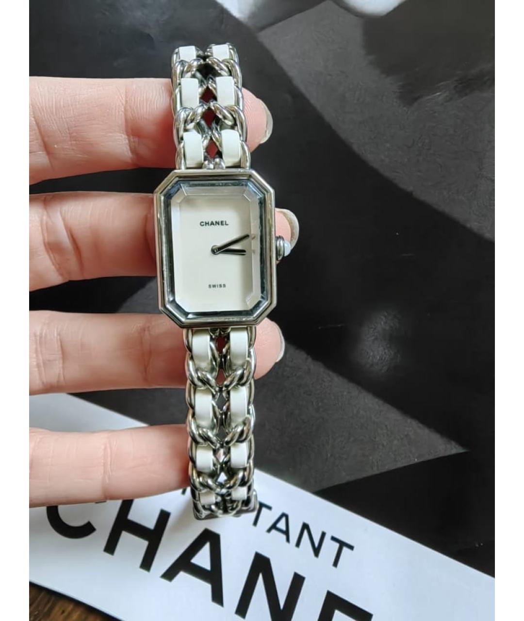 CHANEL PRE-OWNED Серебряные металлические часы, фото 4