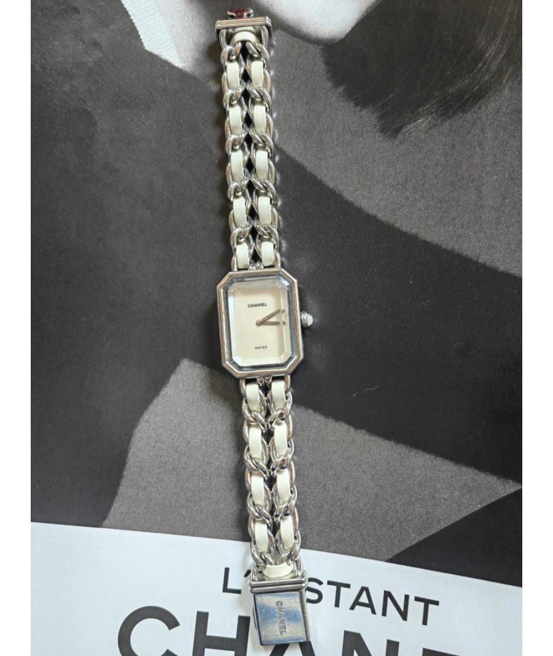 CHANEL PRE-OWNED Серебряные металлические часы, фото 3
