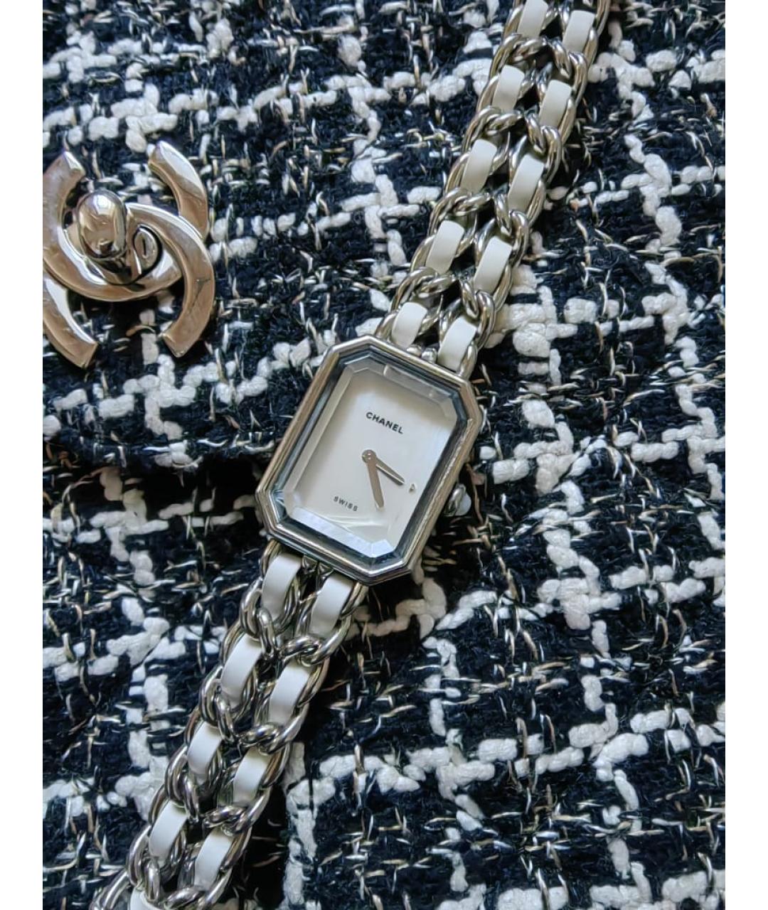 CHANEL Серебряные металлические часы, фото 5
