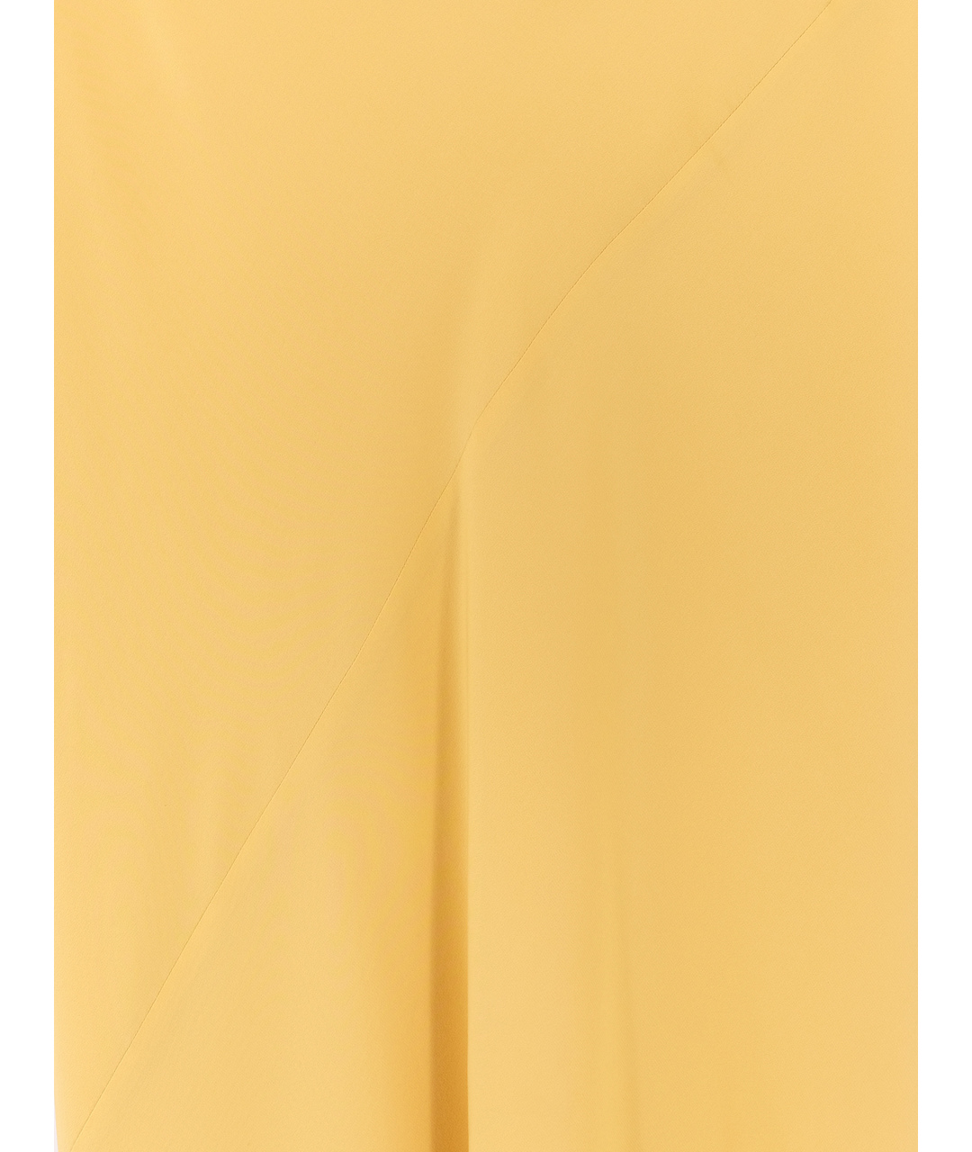 MOSCHINO Горчичная шелковая юбка макси, фото 4