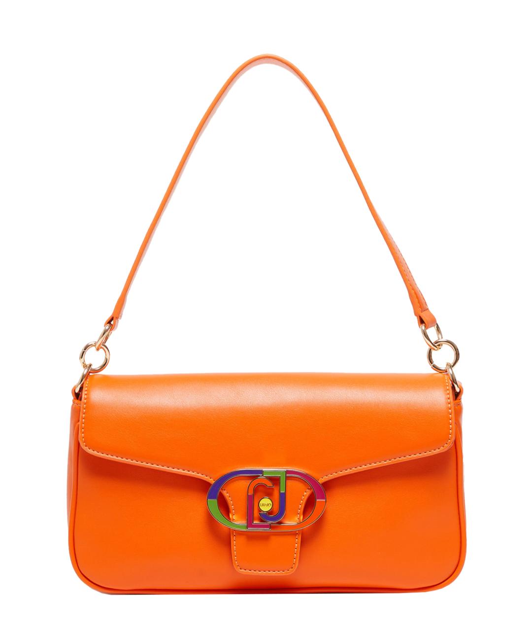LIU JO Оранжевая сумка через плечо из искусственной кожи, фото 1