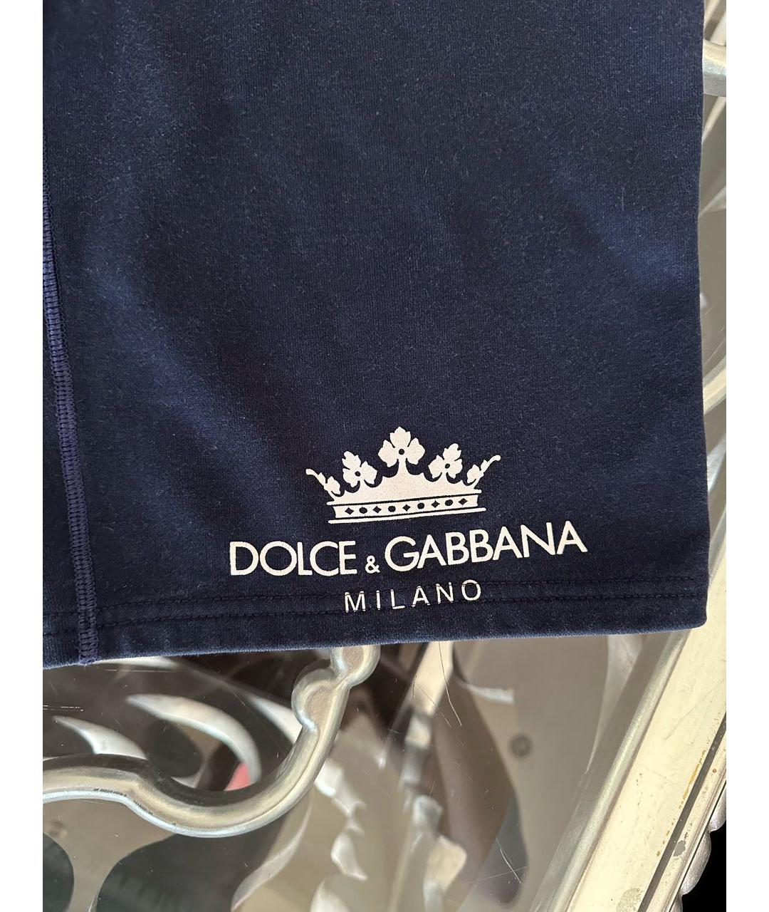 DOLCE&GABBANA Темно-синие детские шорты, фото 3