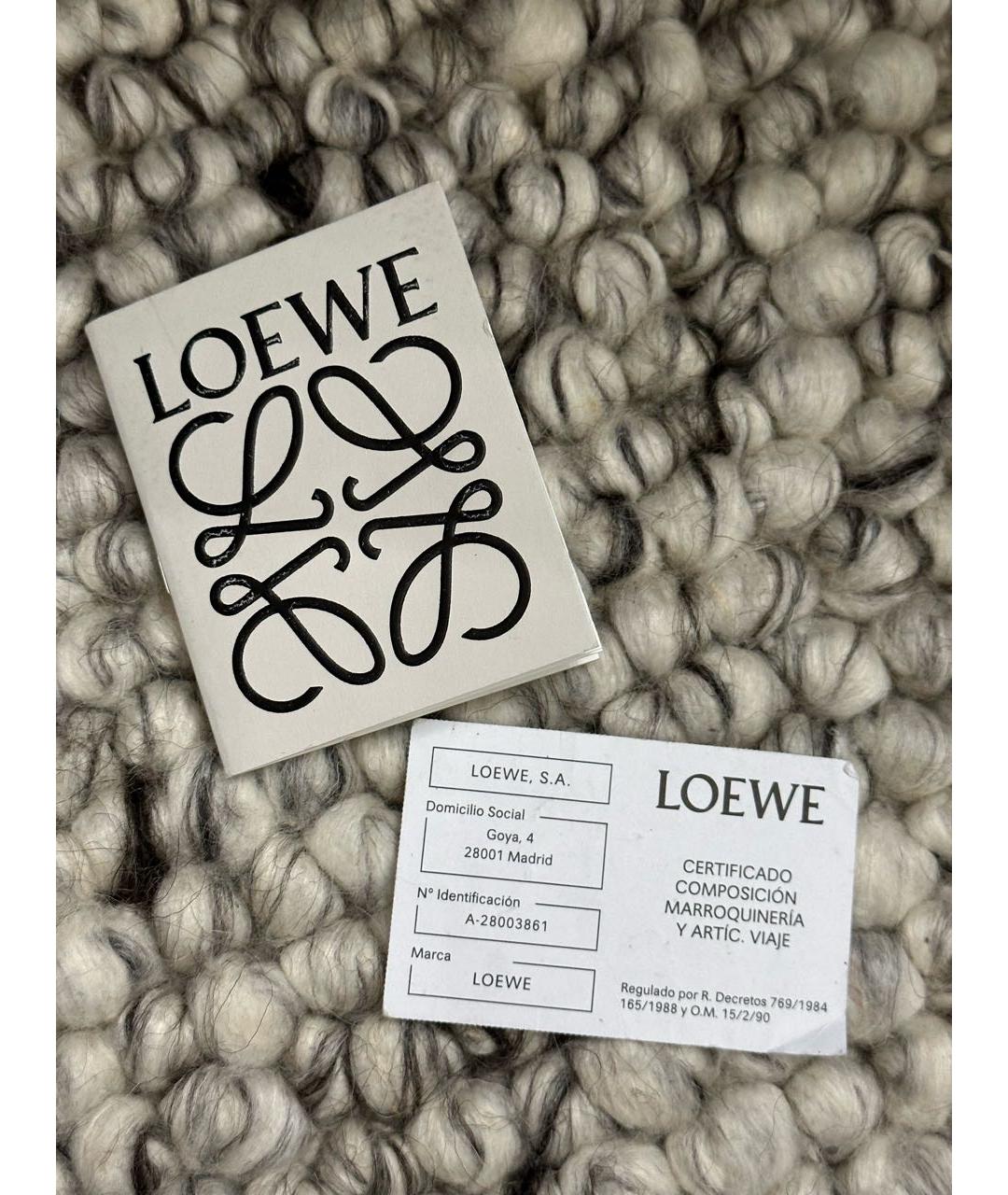 LOEWE Черная сумка тоут, фото 4