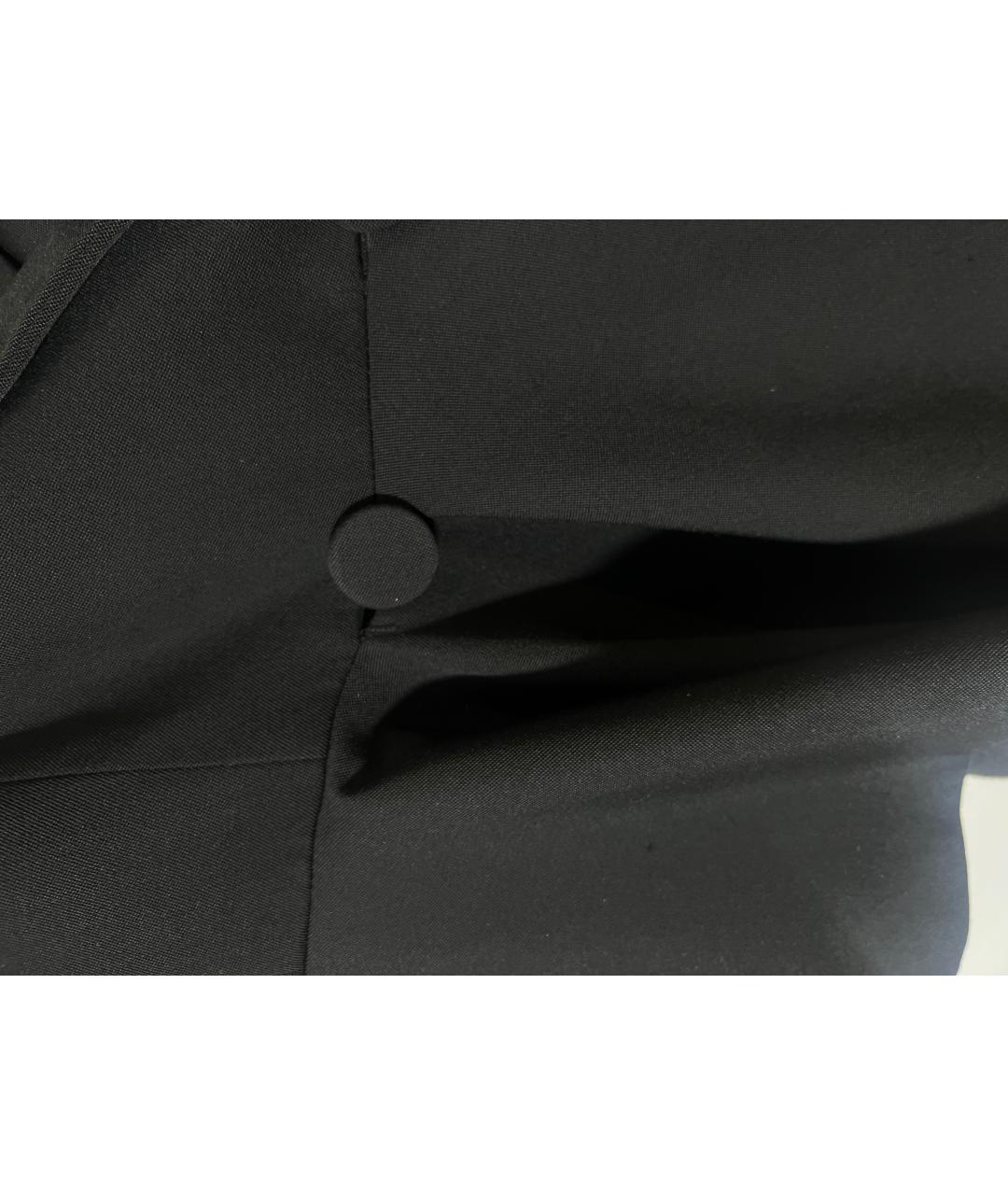 ALEXANDER MCQUEEN Черный шерстяной жакет/пиджак, фото 4