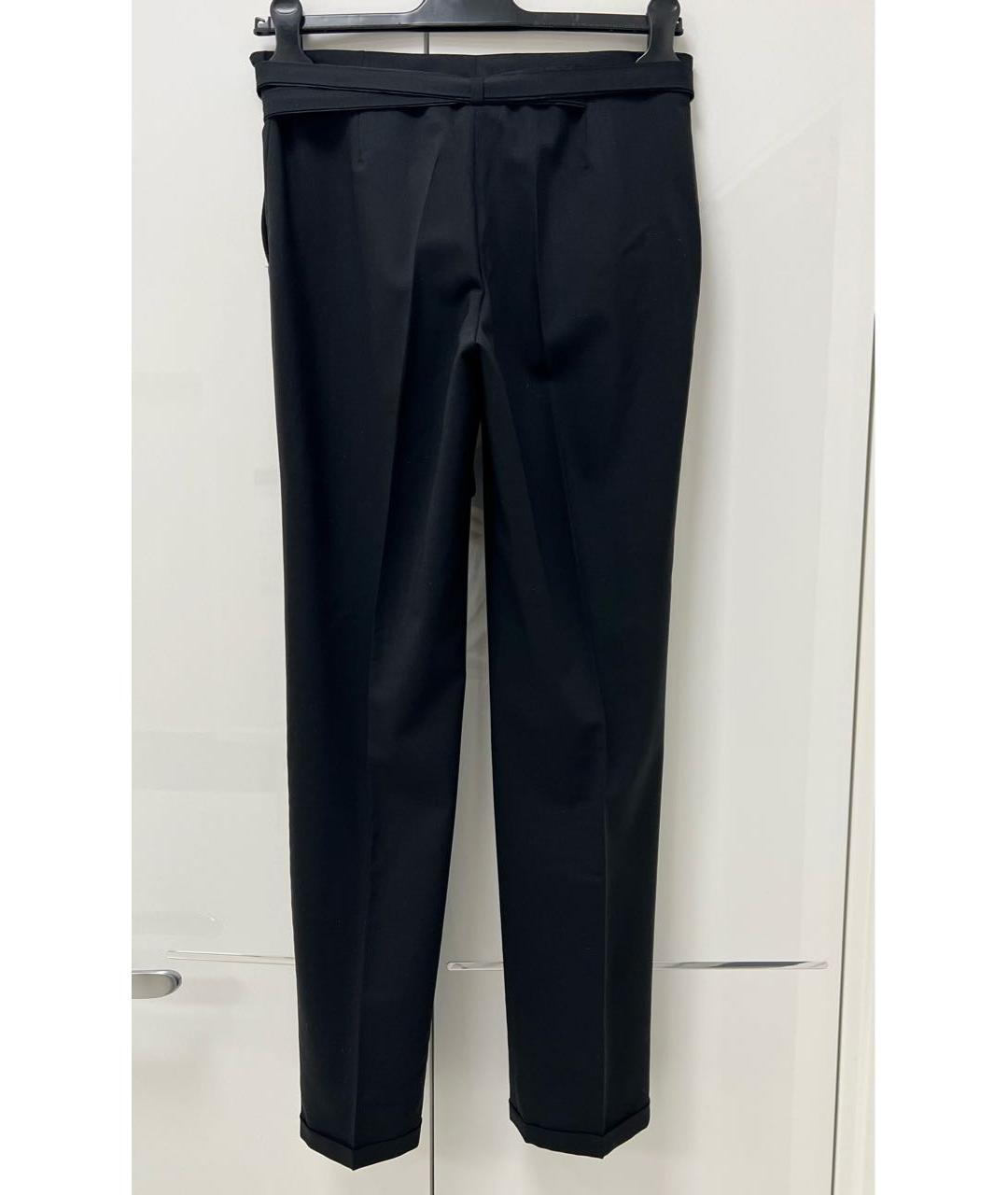 BRIONI Черные шерстяные брюки узкие, фото 2