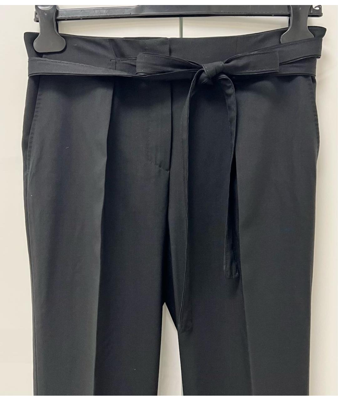 BRIONI Черные шерстяные брюки узкие, фото 3