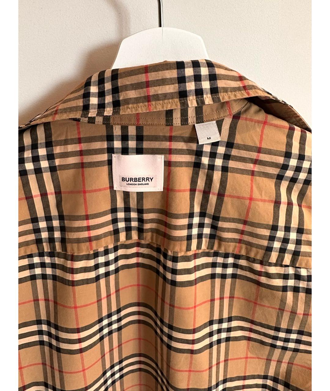 BURBERRY Коричневая кэжуал рубашка, фото 3