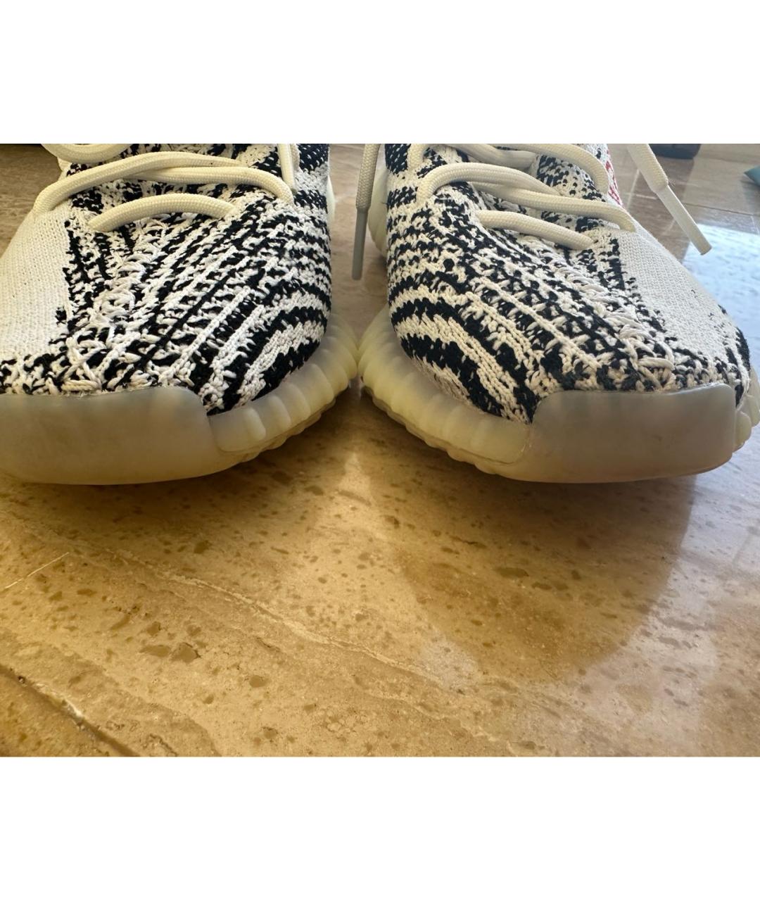 ADIDAS YEEZY Белые текстильные кроссовки, фото 6