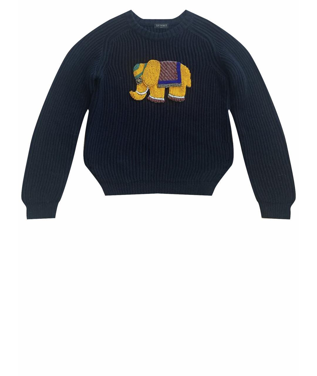 VIONNET Черный хлопковый джемпер / свитер, фото 1