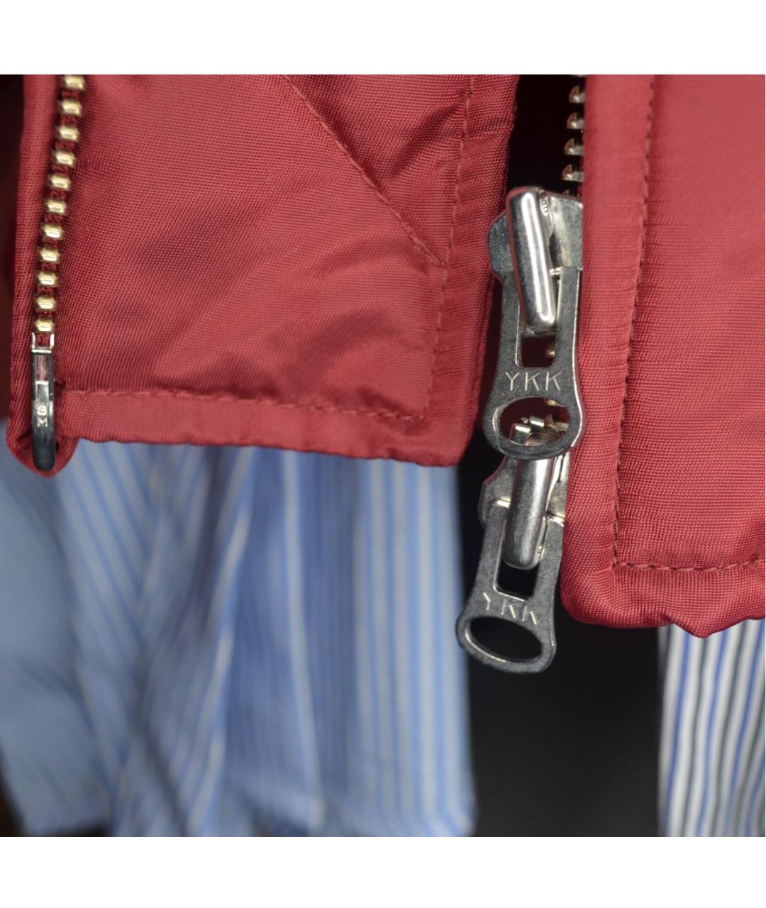 Pushbutton Бордовая полиэстеровая куртка, фото 8