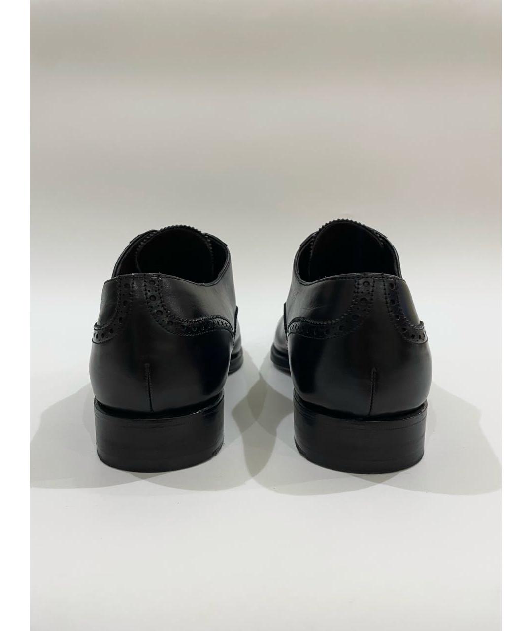 CARMINA Черные кожаные туфли, фото 4