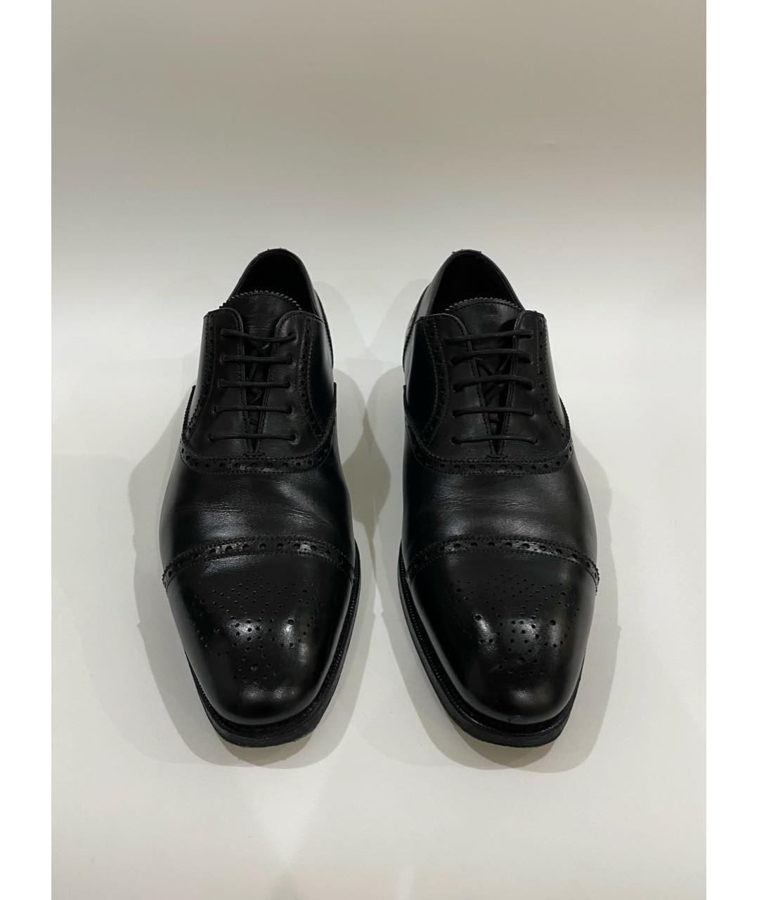 CARMINA Черные кожаные туфли, фото 2