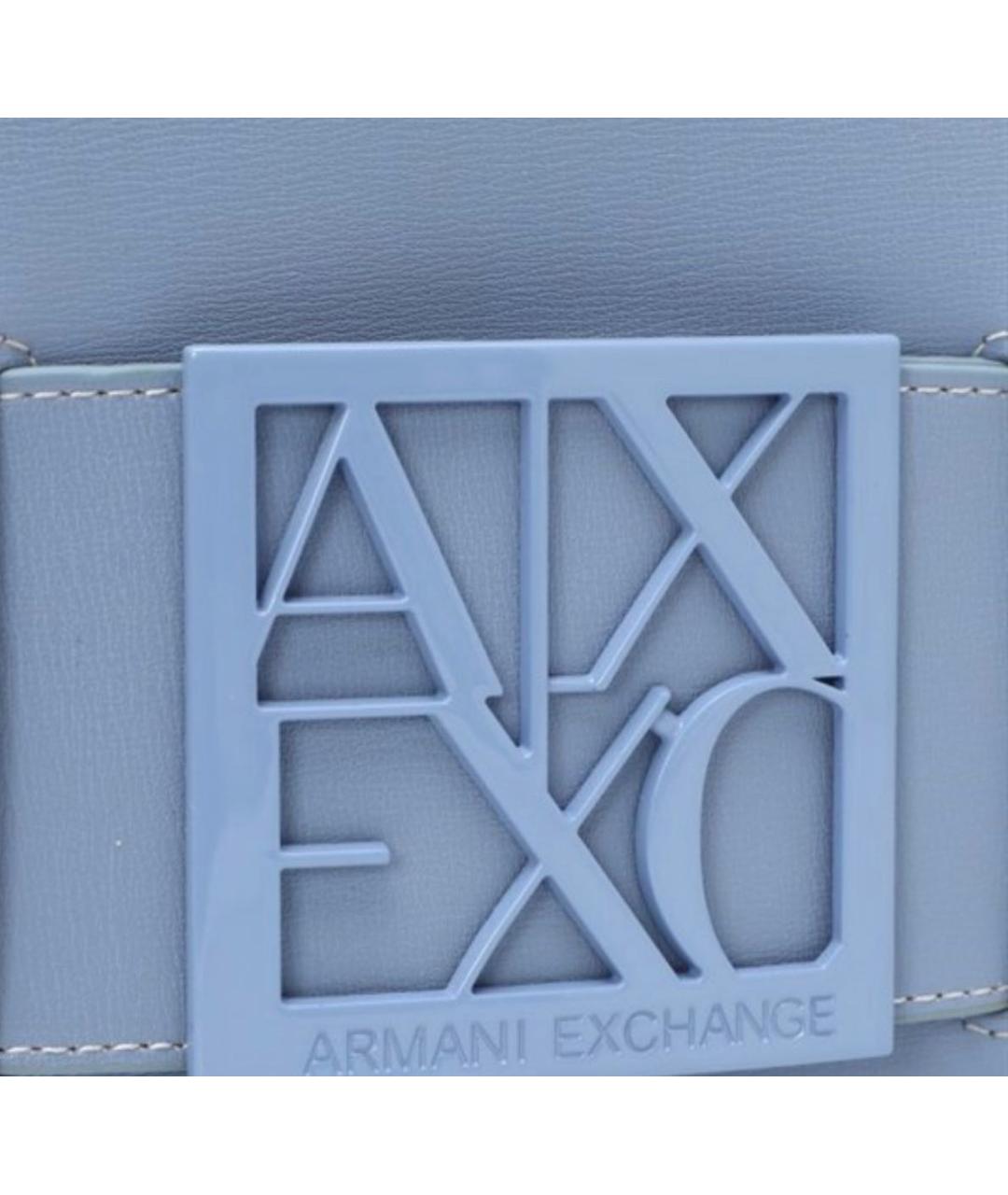 ARMANI EXCHANGE Голубая сумка через плечо, фото 6
