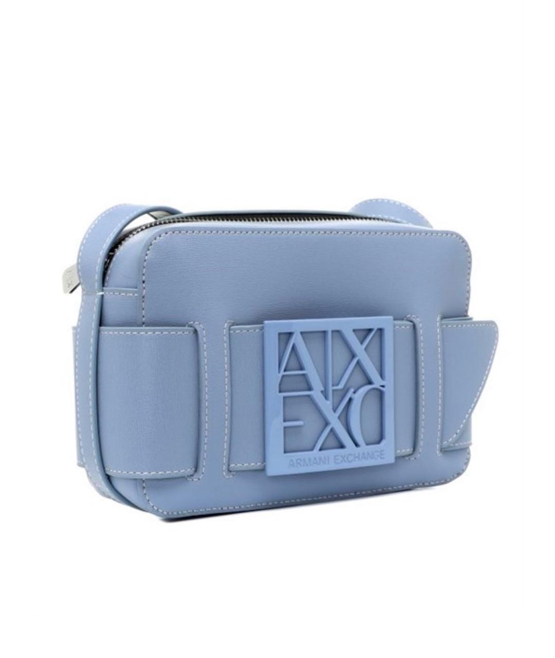 ARMANI EXCHANGE Голубая сумка через плечо, фото 2