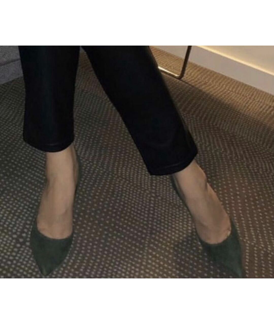 CASADEI Зеленые замшевые туфли, фото 5