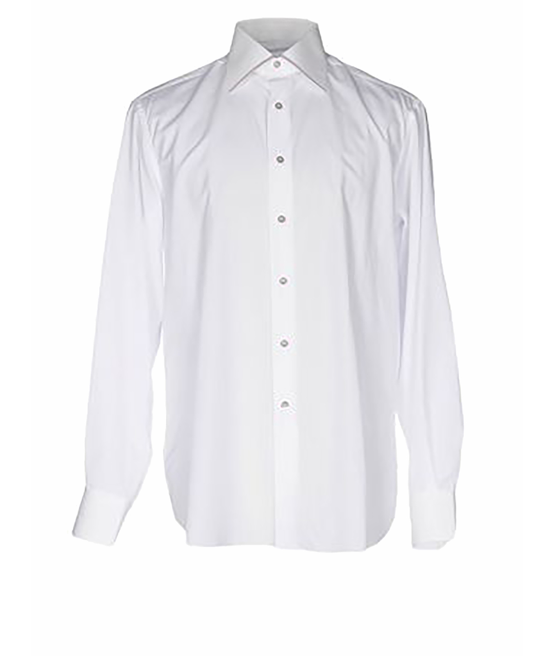 STEFANO RICCI Белая хлопковая классическая рубашка, фото 1