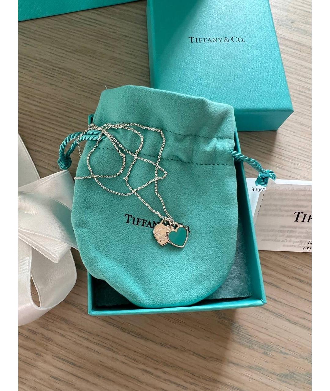 TIFFANY&CO Серебряная серебряная подвеска, фото 5