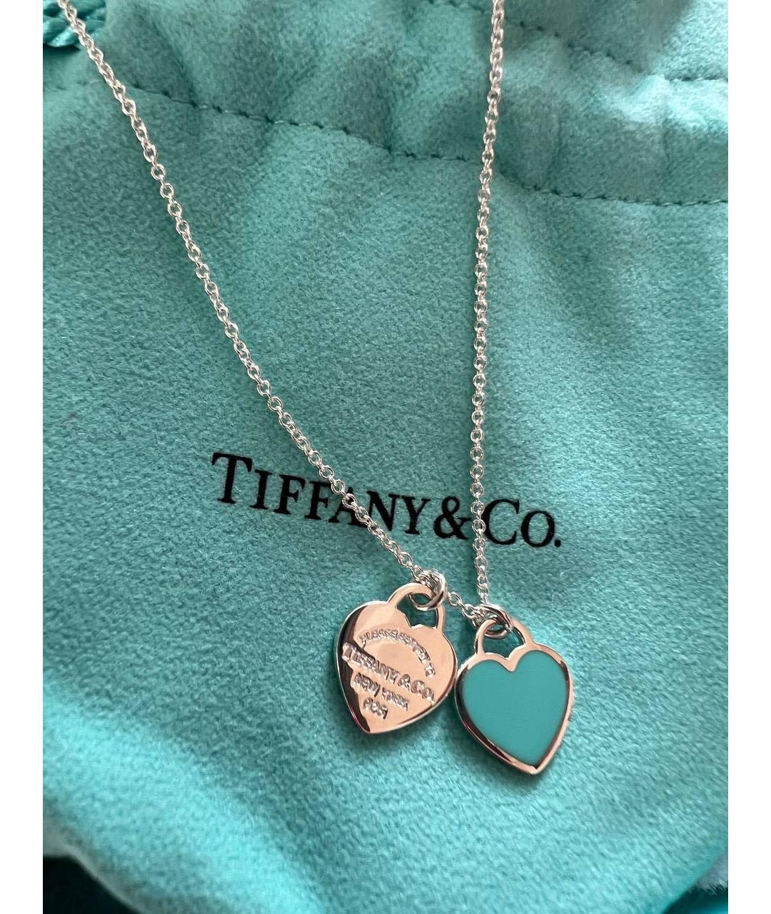 TIFFANY&CO Серебряная серебряная подвеска, фото 4