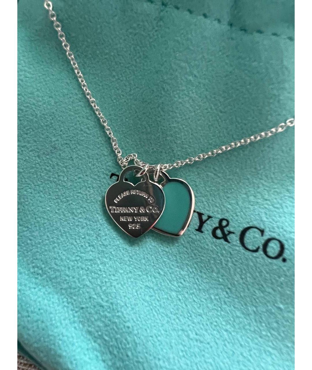 TIFFANY&CO Серебряная серебряная подвеска, фото 3
