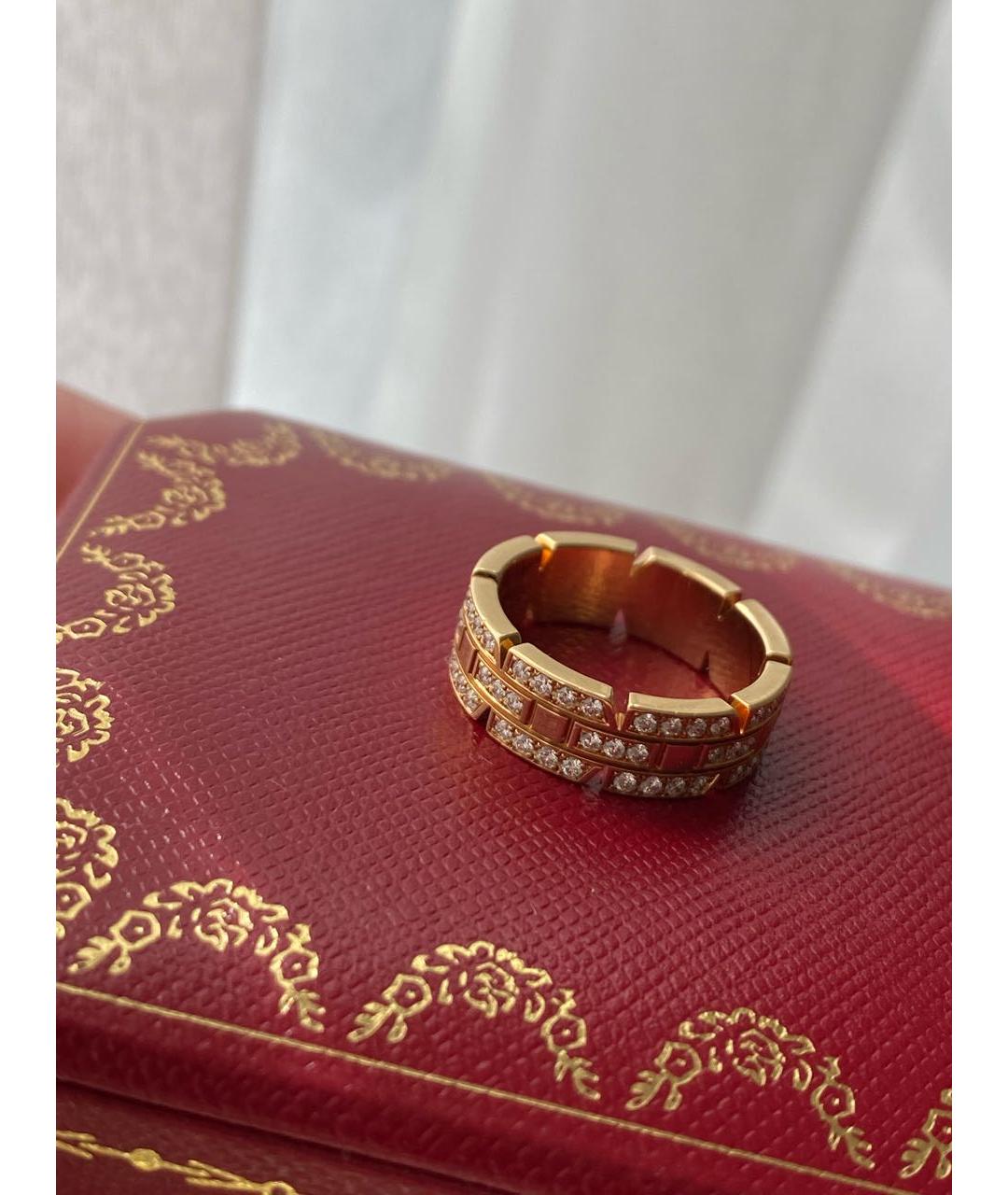 CARTIER Желтое кольцо из розового золота, фото 3