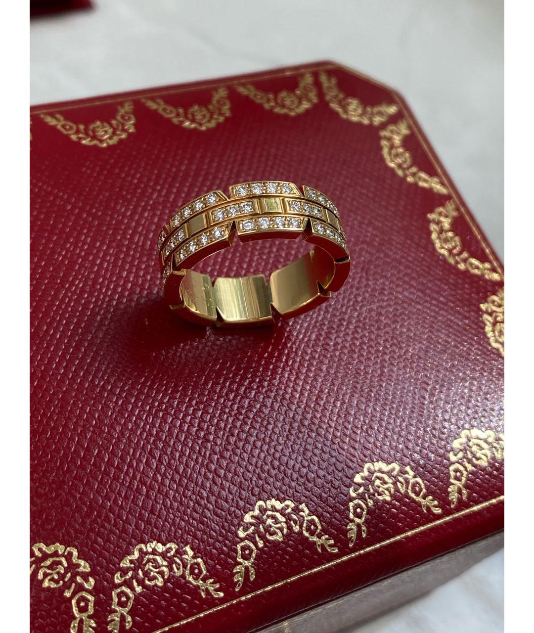 CARTIER Желтое кольцо из розового золота, фото 4