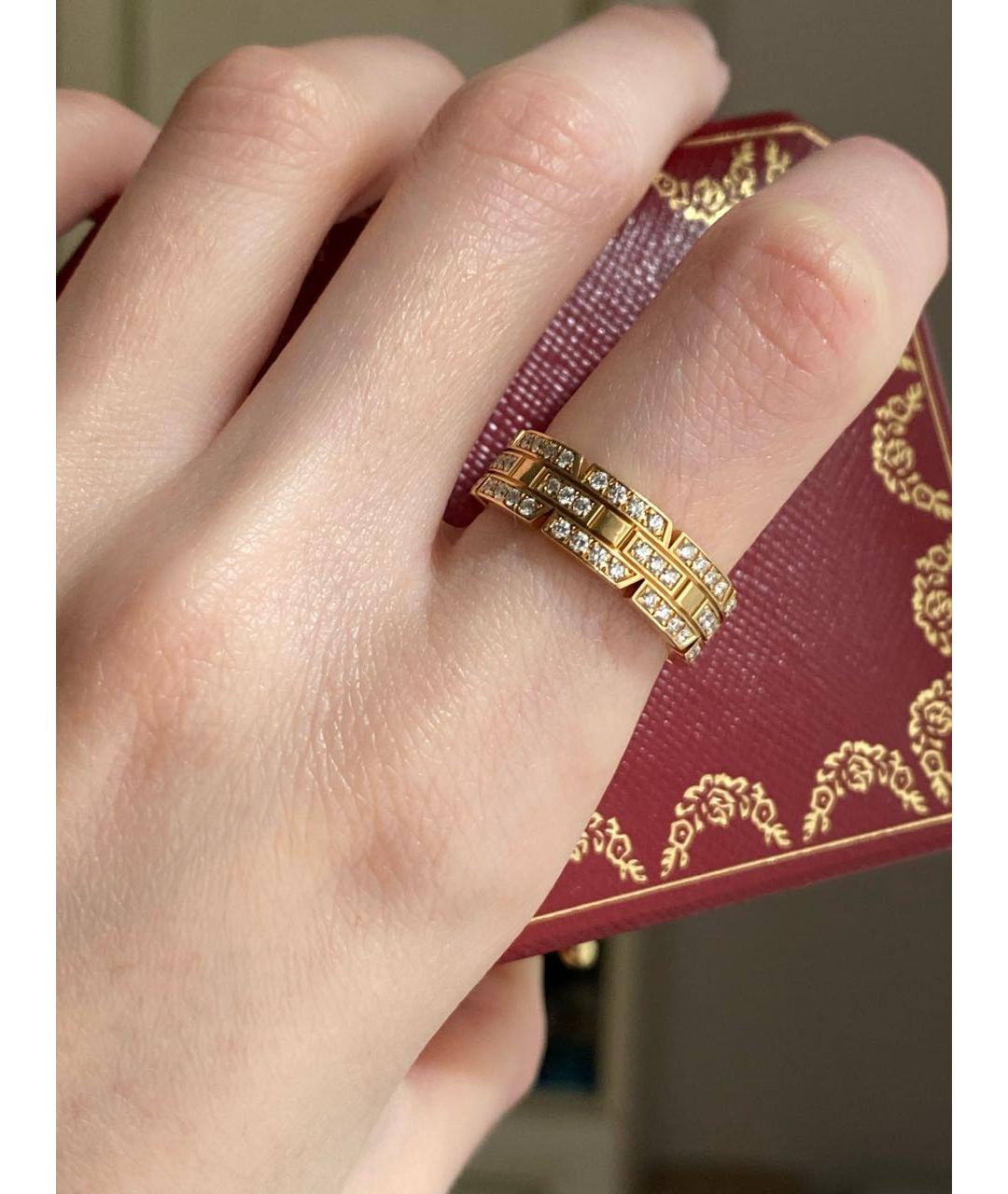 CARTIER Желтое кольцо из розового золота, фото 8