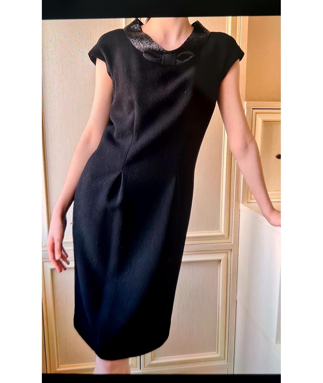 MOSCHINO Черное шерстяное платье, фото 4