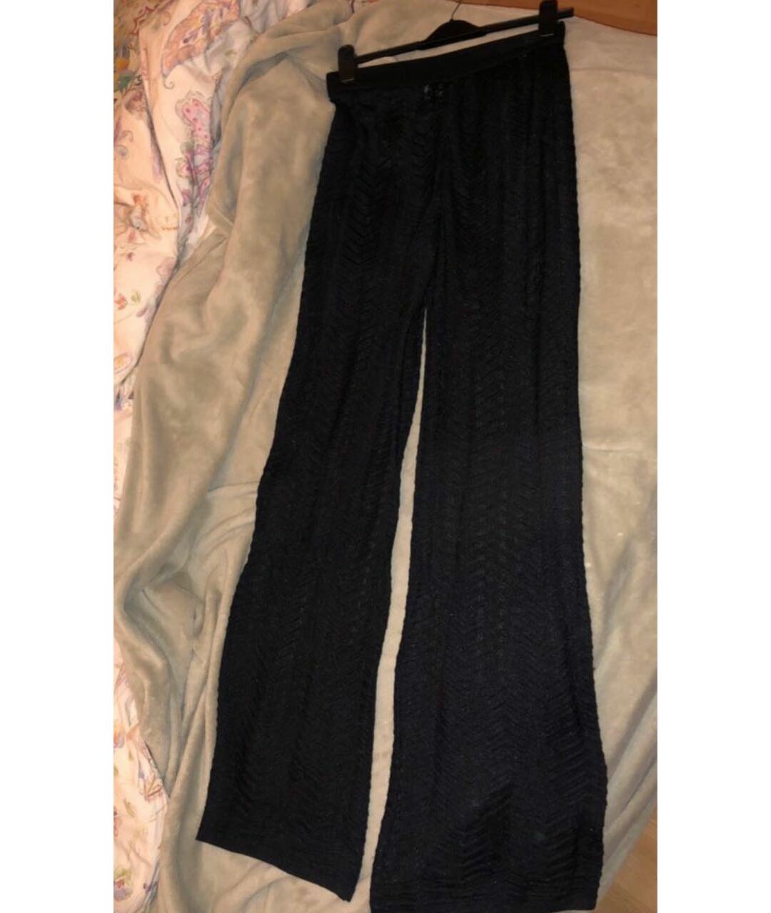 M MISSONI Черные вискозные брюки широкие, фото 2
