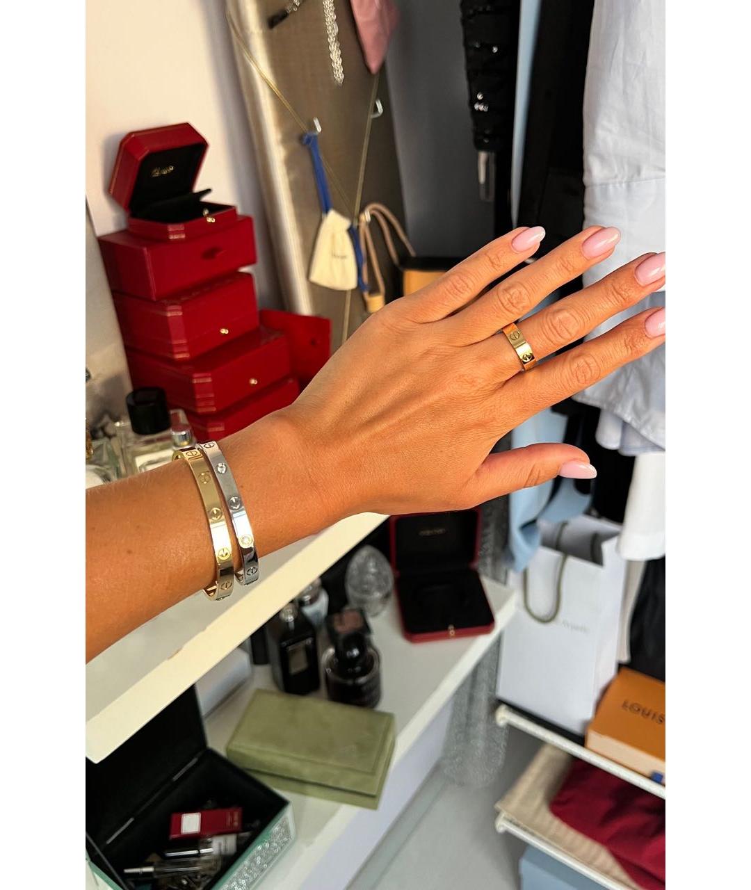 CARTIER Белый браслет из белого золота, фото 4