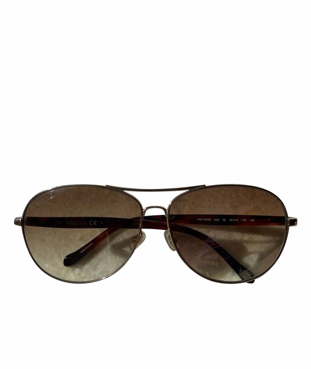Fossil Коричневые солнцезащитные очки, фото 1