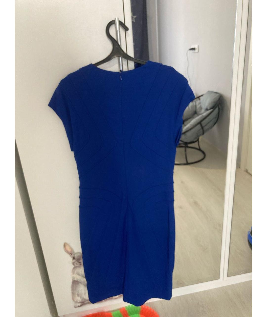 ESCADA Синее вискозное вечернее платье, фото 2