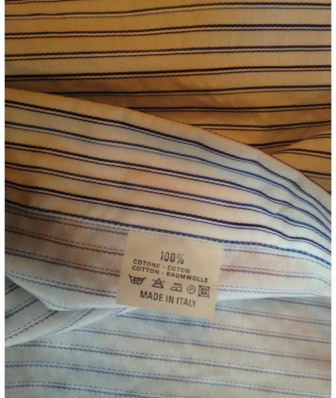 ETRO Голубая хлопковая классическая рубашка, фото 3