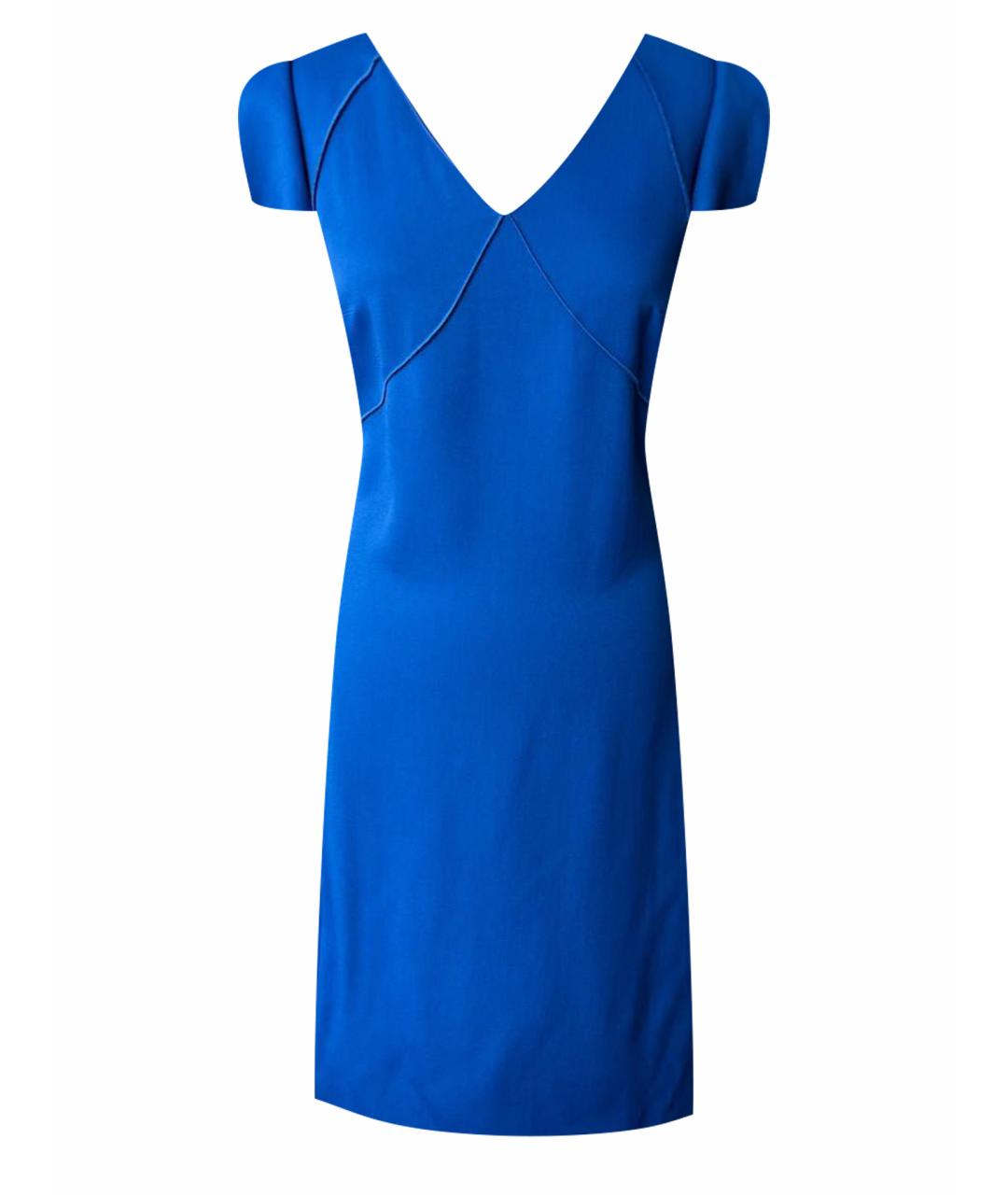 GIORGIO ARMANI Синее вискозное повседневное платье, фото 1