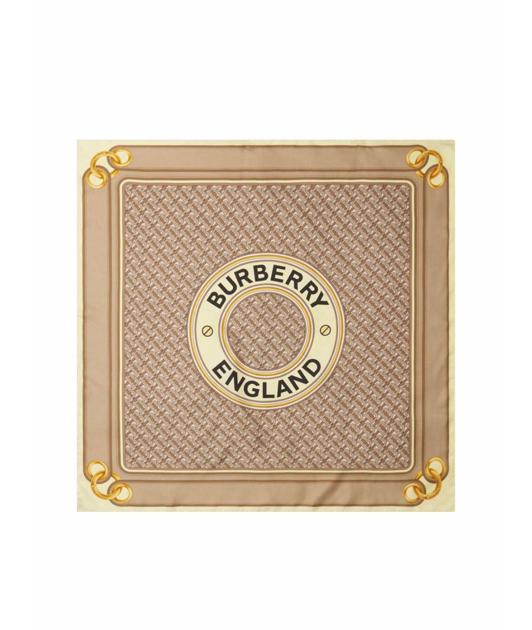 BURBERRY Мульти шелковый платок, фото 1
