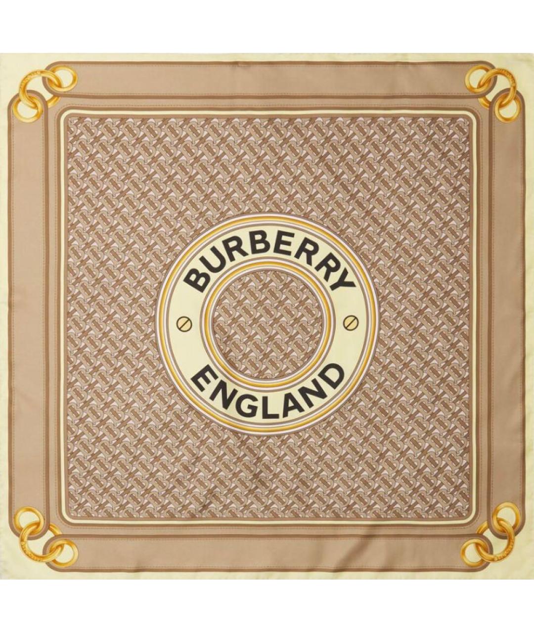 BURBERRY Мульти шелковый платок, фото 5