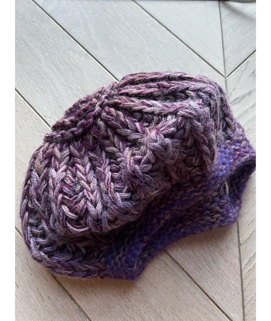 ETRO Фиолетовая шапка, фото 3