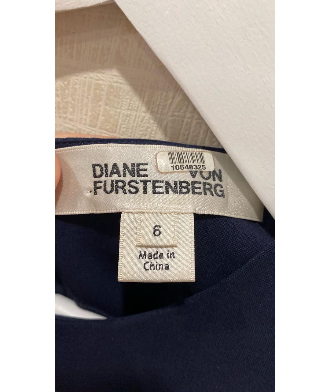 DIANE VON FURSTENBERG Мульти хлопко-эластановое платье, фото 3