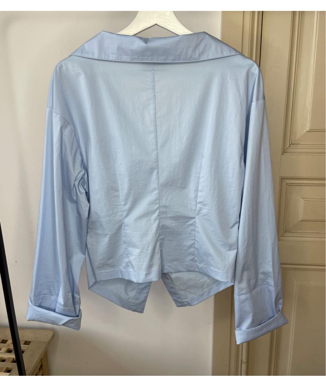 NANUSHKA Голубая хлопковая блузы, фото 2