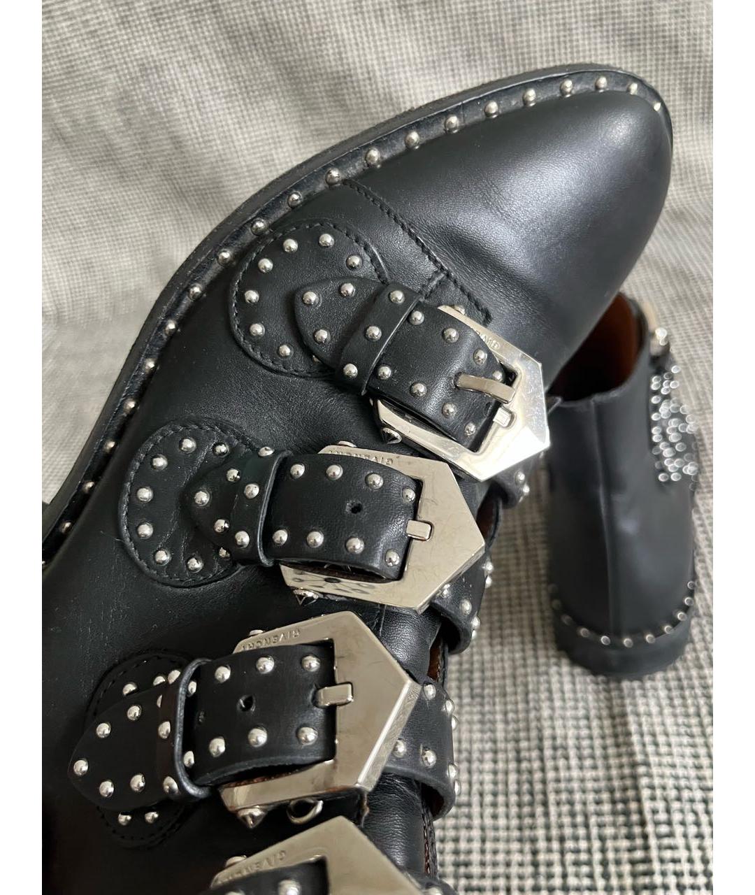 GIVENCHY Черные кожаные ботинки, фото 5
