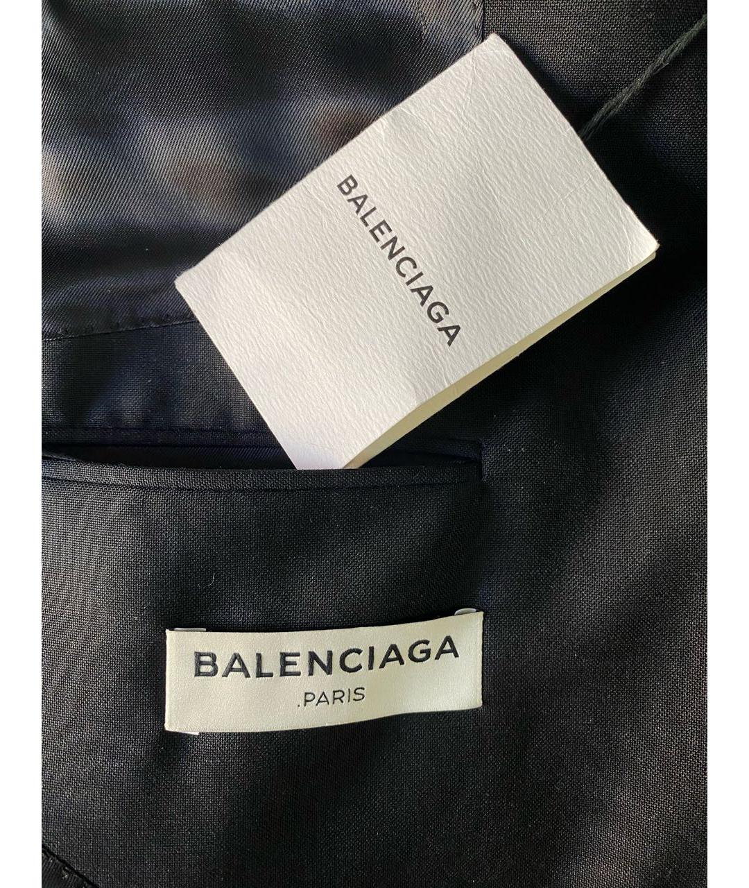 BALENCIAGA Черный классический костюм, фото 4