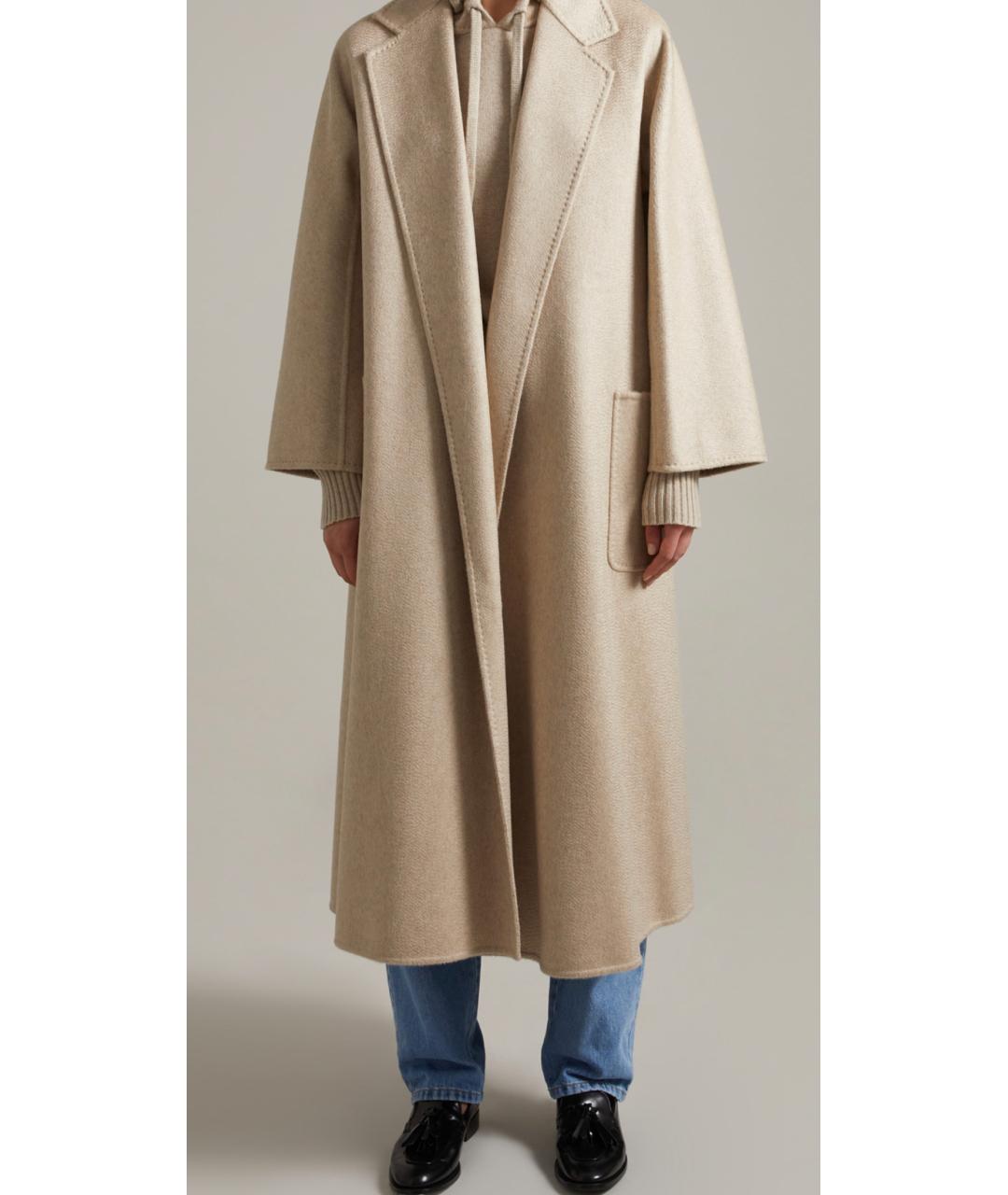MAX MARA Бежевое кашемировое пальто, фото 7