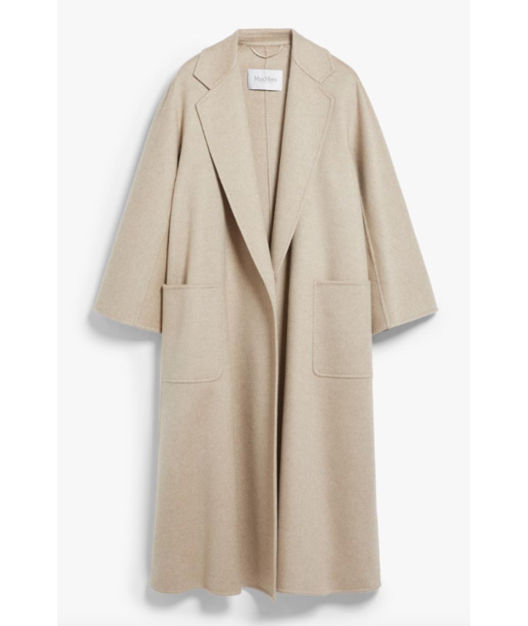 MAX MARA Бежевое кашемировое пальто, фото 8