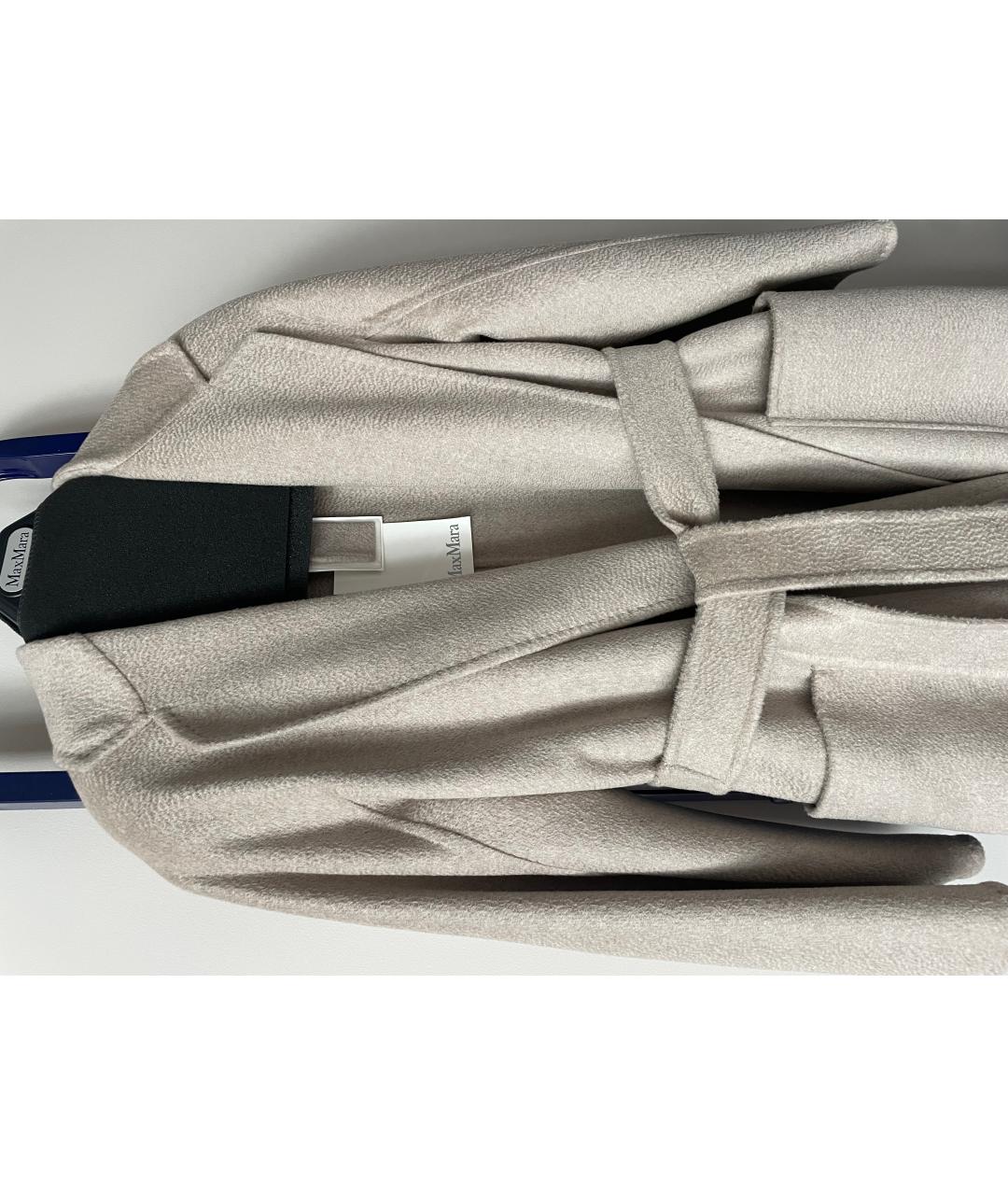 MAX MARA Бежевое кашемировое пальто, фото 4
