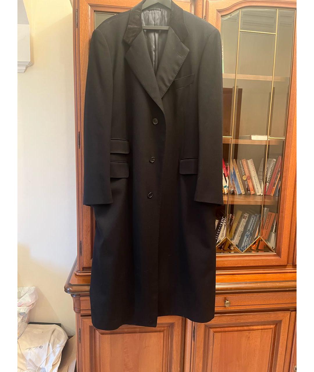 VALENTIN YUDASHKIN Черное шерстяное пальто, фото 9