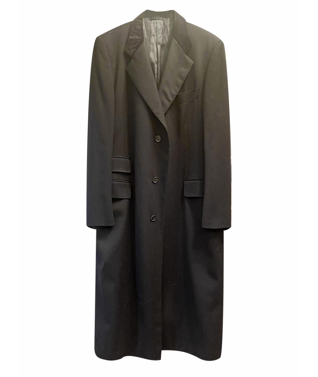 VALENTIN YUDASHKIN Черное шерстяное пальто, фото 1
