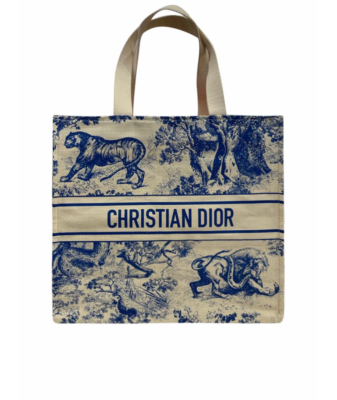 CHRISTIAN DIOR PRE-OWNED Синяя пляжная сумка, фото 1